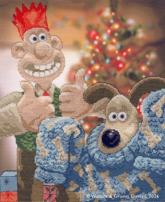 Happy Holidays Old Pooch! - Christmas Cross Stitch Kit