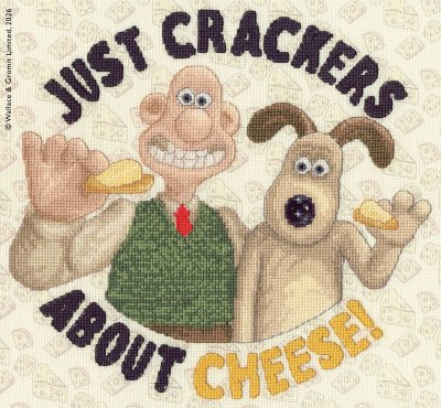 Just Crackers About Cheese! - Cross Stitch Kit