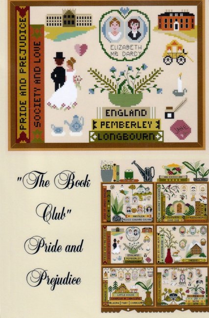 Book Club: Pride and Prejudice - Cross Stitch Pattern