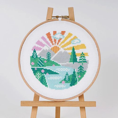 Wandering Peaks - Cross Stitch Pattern
