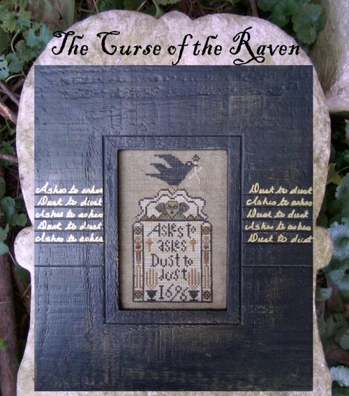 Curse of the Raven - Halloween Cross Stitch Pattern