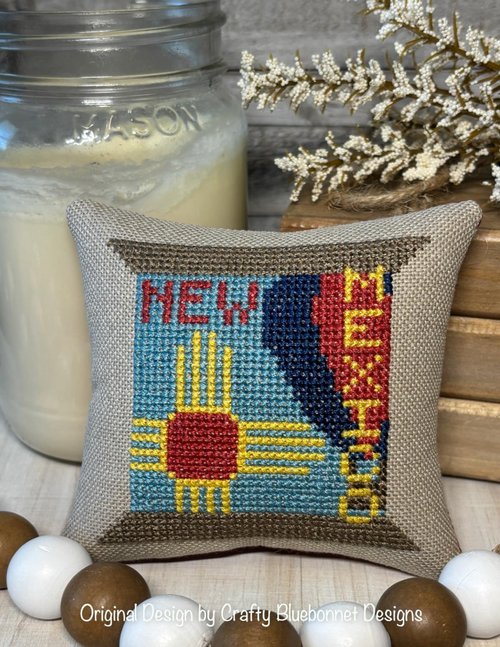 New Mexico State Spool - Cross Stitch Pattern