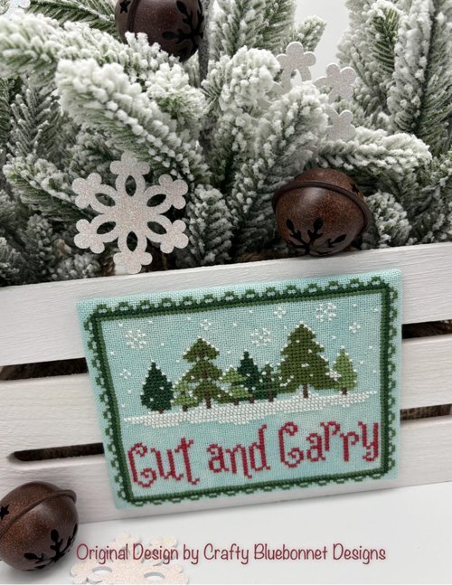 Cut and Carry - Christmas Cross Stitch Pattern