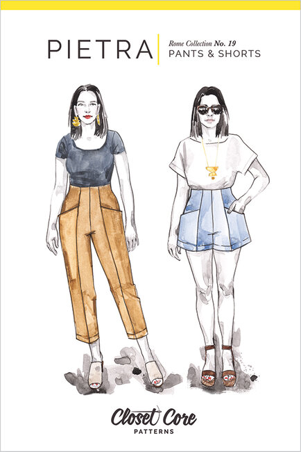 Pietra Pants and Shorts - Sewing Pattern