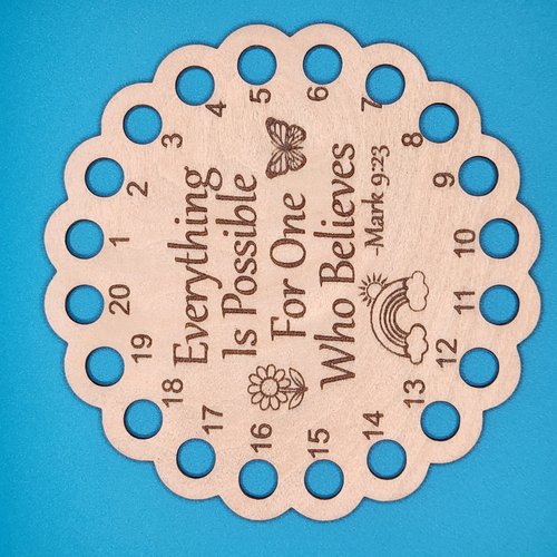Everything is Possible - Circle Floss Organizer