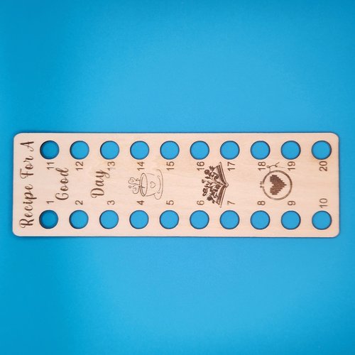 Recipe for a Good Day - Rectangle Floss Organizer