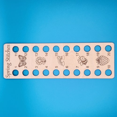 Spring Stitches - Rectangle Floss Organizer