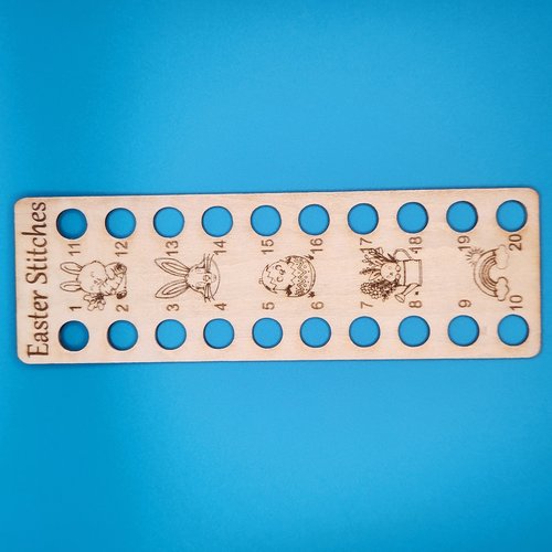 Easter Stitches - Rectangle Floss Organizer