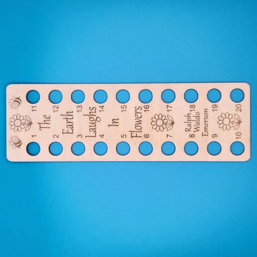 Earth Laughs in Flowers - Rectangle Floss Organizer