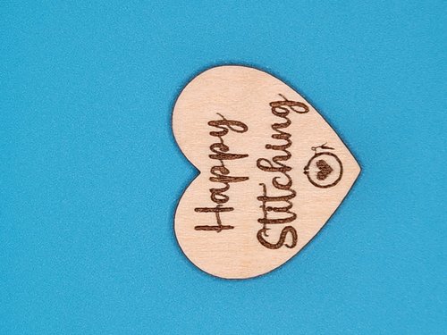 Happy Stitching Heart - Magnetic Needle Minder