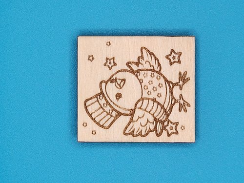 Patriotic Bird - Magnetic Needle Minder