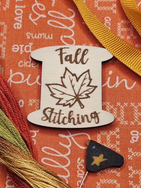 Fall Stitching Spool - Magnetic Needle Minder