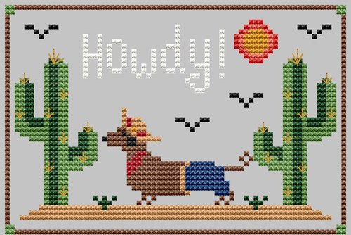 Howdy - Cross Stitch Pattern