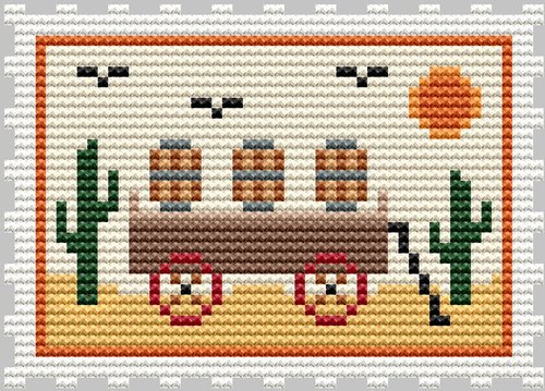Going to the Wild West - Cross Stitch Pattern