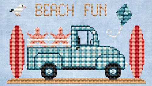 Beach Fun - Cross Stitch Pattern