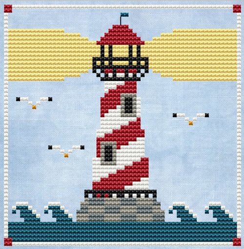 Lighthouse - Cross Stitch Pattern
