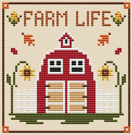 Farm Life - Cross Stitch Pattern