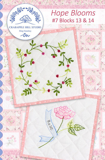 Crabapple Hill Hope Blooms BOM #7 Blocks 13 and 14 - Quilt Pattern ...