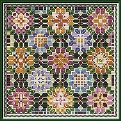 Bountiful Blooms - Cross Stitch Pattern