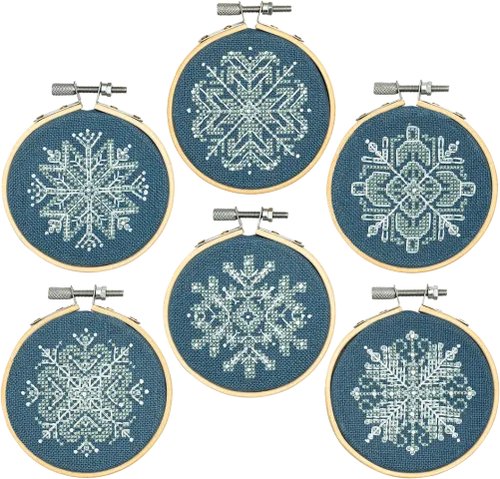 Mini Snowflake Ornaments - Christmas Cross Stitch Pattern