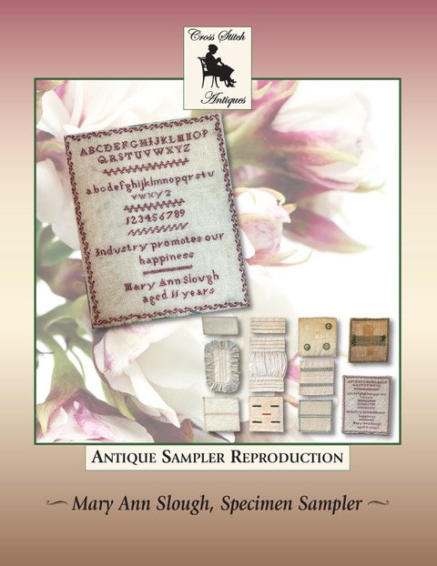 Mary Ann Slough, Specimen Sampler - Cross Stitch Pattern