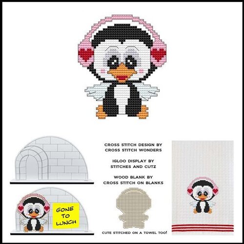 Penguin Cross-Stitch Pattern