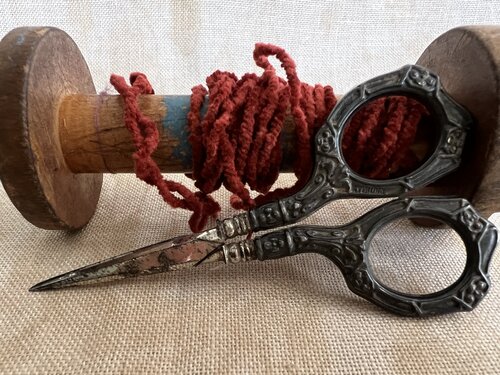 Ginger Nana Red Chenille (3yds)