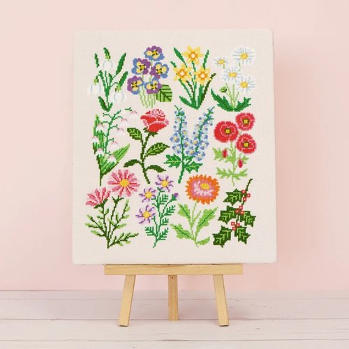 Birthday Botanicals - Cross Stitch Pattern