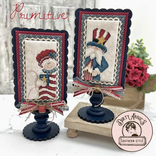 Sam and Betsy - Patriotic Cross Stitch Pattern