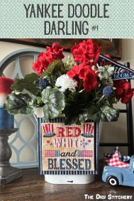 Yankee Doodle Darling #1 - Patriotic Cross Stitch Pattern