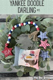 Yankee Doodle Darling #2 - Patriotic Cross Stitch Pattern