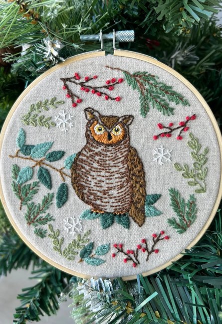 Woodland Owl - Embroidery Kit