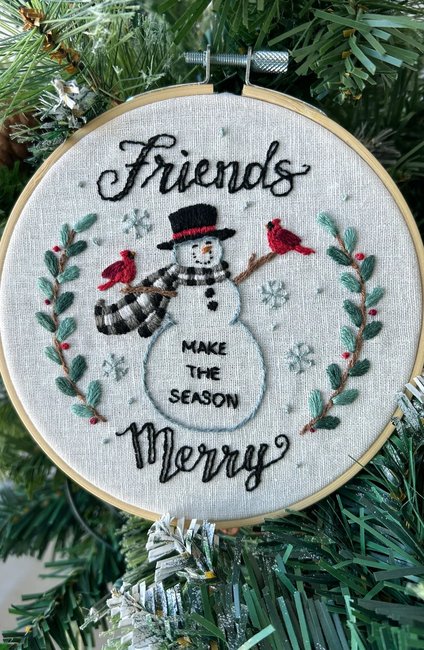Snow Friends - Christmas Embroidery Kit