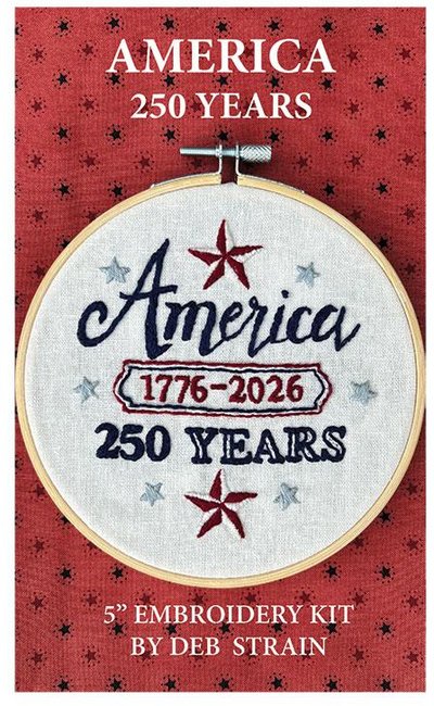 America 250 Years - Patriotic Embroidery Kit