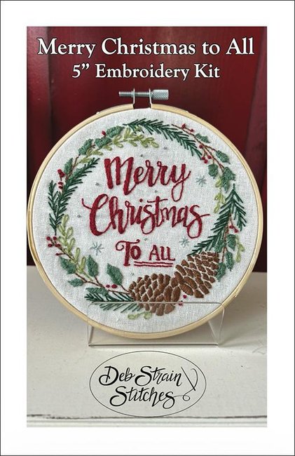 Merry Christmas To All - Embroidery Kit
