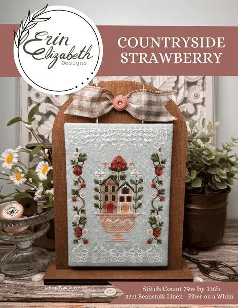 Countryside Strawberry - Cross Stitch Pattern