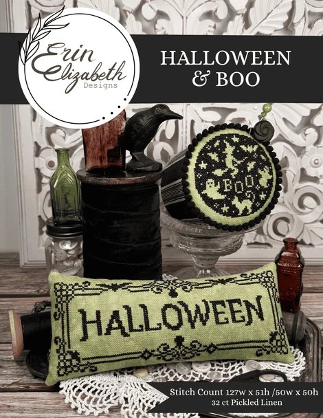 Halloween and Boo - Cross Stitch Pattern
