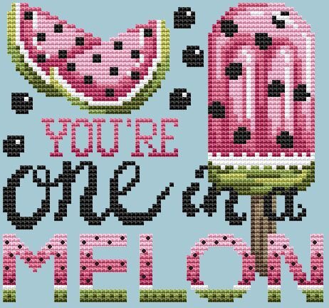 One in a Melon - Cross Stitch Pattern