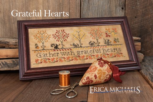 Grateful Hearts - Cross Stitch Pattern