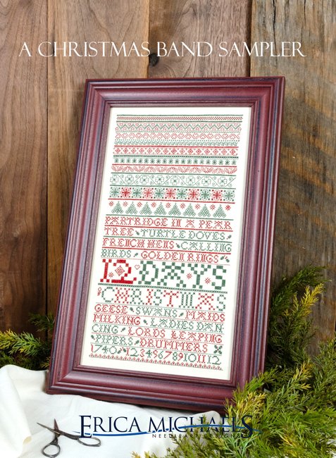 A Christmas Band Sampler - Cross Stitch Pattern