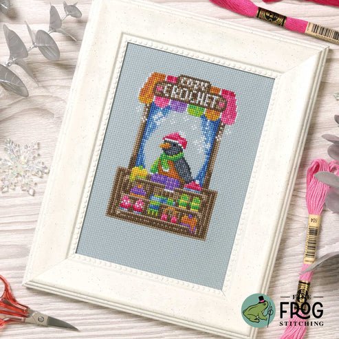 Crochet Shop Robin - Cross Stitch Pattern