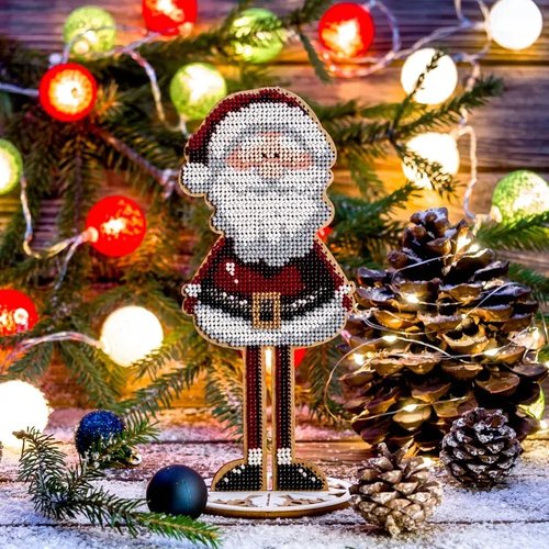 Santa Claus - Christmas Wooden Bead Kit