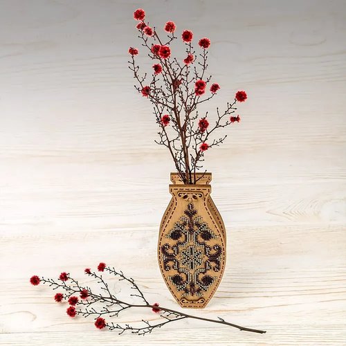 Secret Pattern - Double-Sided Vase Wooden Bead Kit