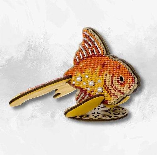 Goldfish - Double-Sided Wooden Bead Kit