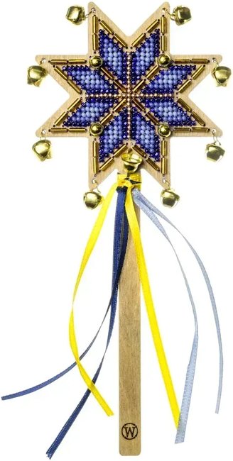 Christmas Star - Heavenly Glow - Wooden Bead Kit