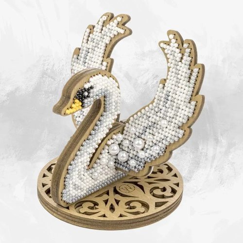 White Swan - Wooden Bead Kit