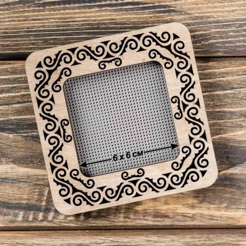 Magnetic Embroidery Frame Swirls - 3.9 x 3.9