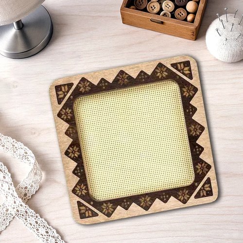 Magnetic Embroidery Frame Geometric - 5.5 x 5.5