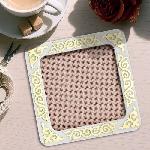 Magnetic Frame Yellow/White - 7.5 x 7.5 - Fits Mill Hill Kit