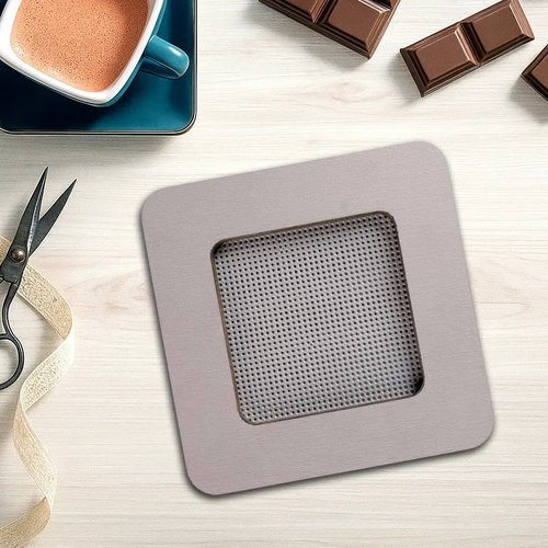 Magnetic Embroidery Frame Taupe - 3.9 x 3.9